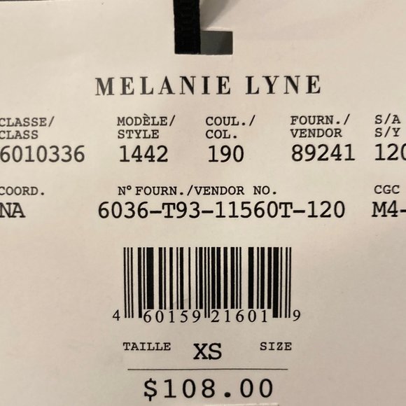 MELANIE LYNE: Rope Print Pointed Hemline Blouse - white & navy - Picture 5 of 6